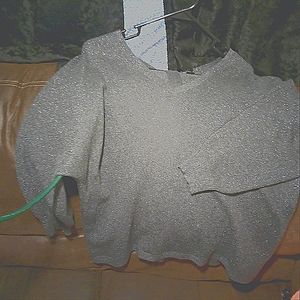 Women's medium gray Express sweater